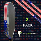 United States Flag Pickleball Edge Guard Tape — 3 Pack