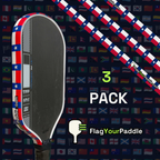 Texas Flag Pickleball Edge Guard Tape — 3 Pack